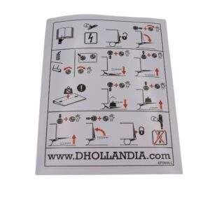 Dhollandia Safety sticker left EF0500.L