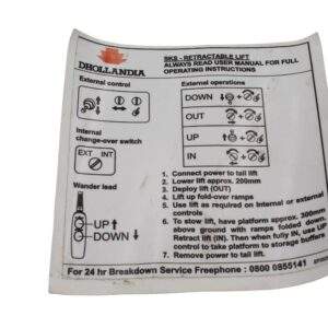 Dhollandia Sticker SKS Tesco -B- EF0520.B