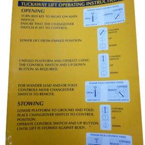 Anteo Operating Instructions Tuck away Lifts AN576204