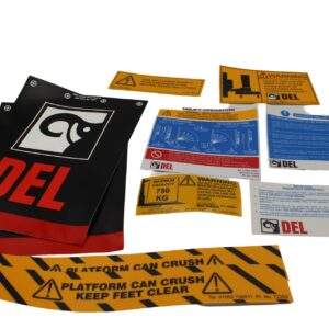 DEL Decal Kit C/W Flags 72587-S01