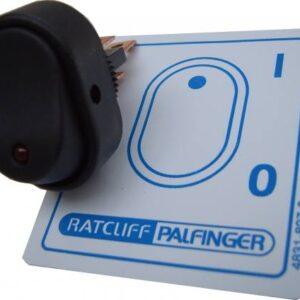 Ratcliff Palfinger Isolation Switch - 12v rocker 4761-236-7